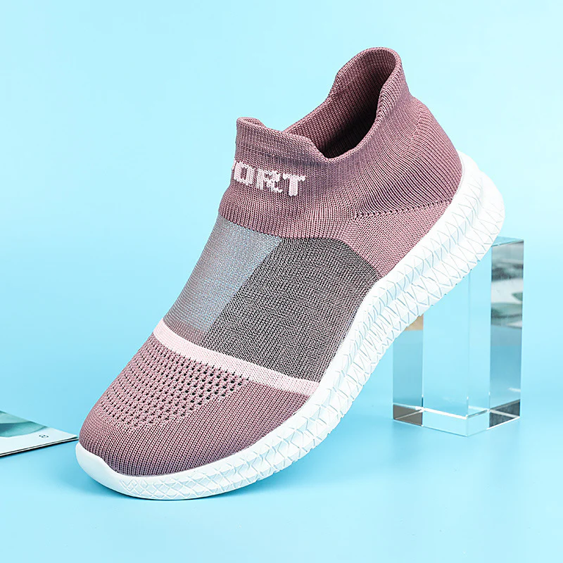 Damen Atmungsaktive Stricksneaker mit flexiblem Sockendesign Heidi Mode - Image 3