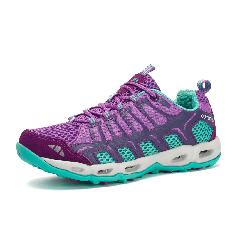 Damen Atmungsaktive Trailrunning-Schuhe mit rutschfester Sohle Heidi Mode - Image 4