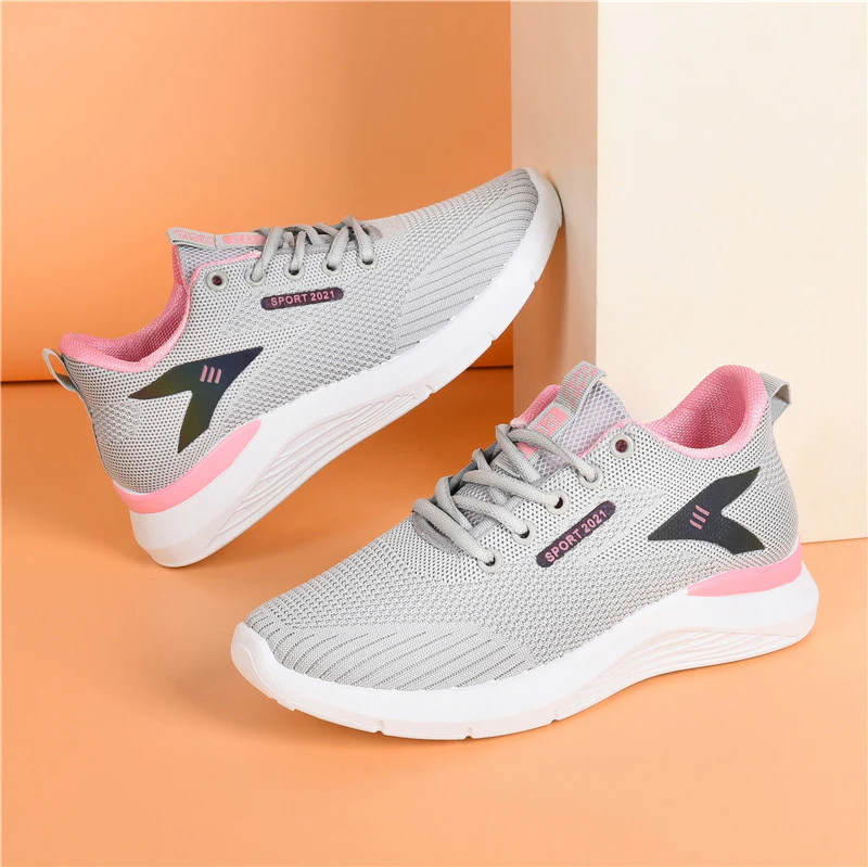 Damen Atmungsaktive und bequeme Sport Sneakers mit rutschfester Sohle Heidi Mode - Image 3