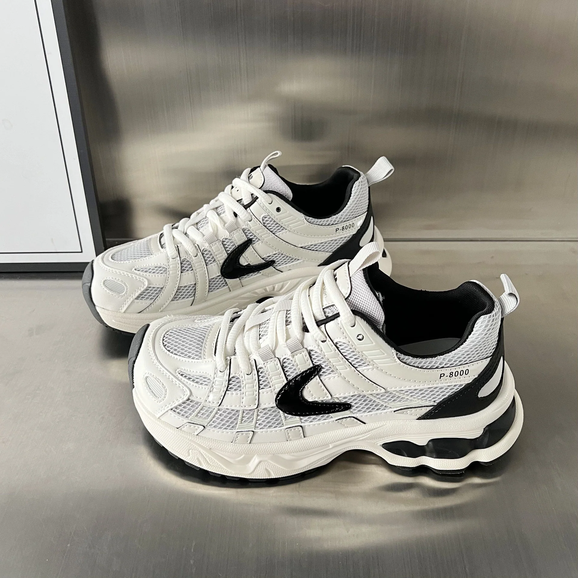 Damen Atmungsaktive und dämpfende Laufschuhe mit ergonomischer Sohle Heidi Mode - Image 7