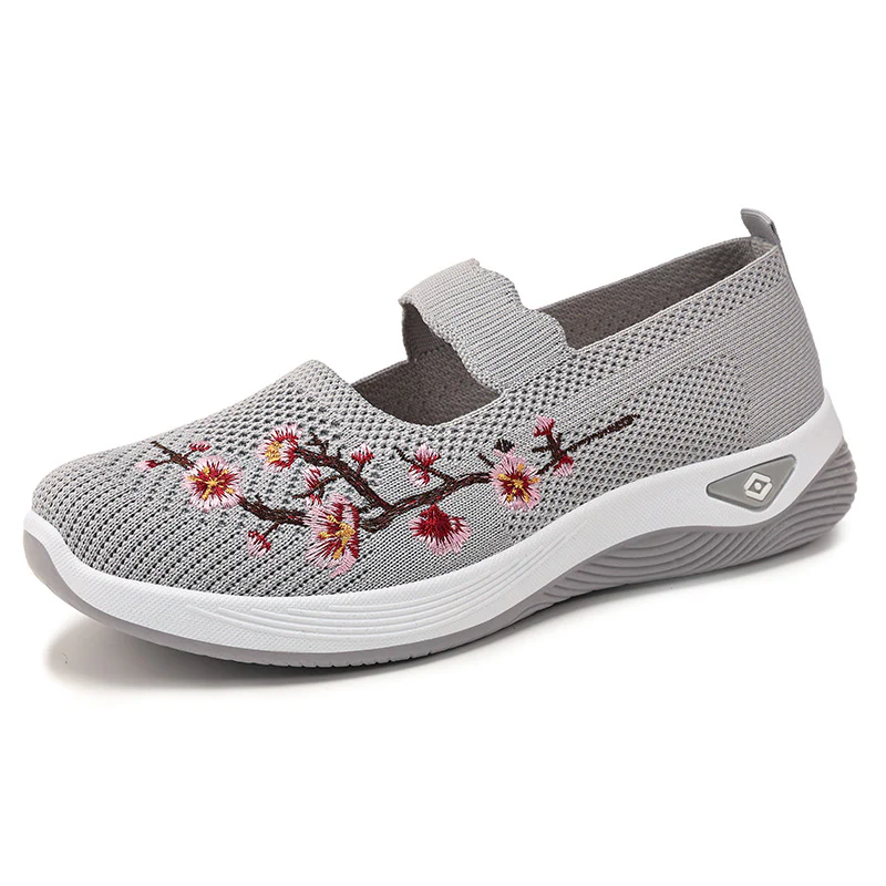 Damen atmungsaktive und dekorative Slip-On Schuhe Heidi Mode - Image 9