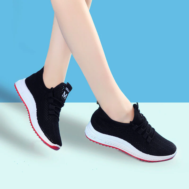 Damen Atmungsaktive und flexible Fitness-Sneaker Heidi Mode - Image 2