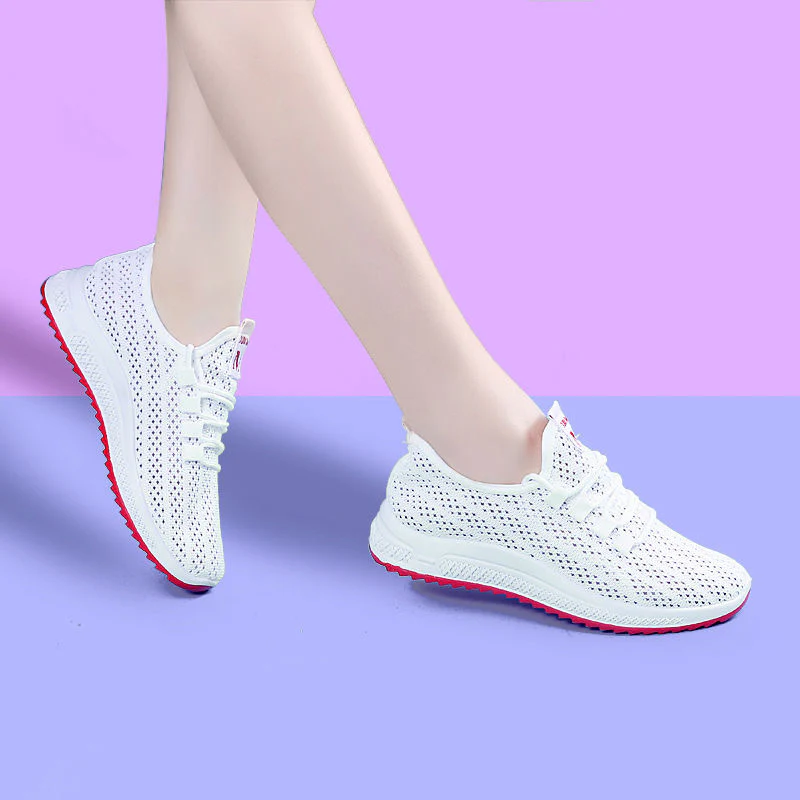 Damen Atmungsaktive und flexible Fitness-Sneaker Heidi Mode - Image 4