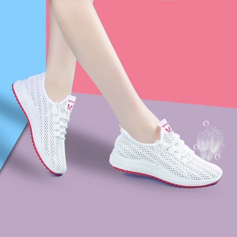 Damen Atmungsaktive und flexible Fitness-Sneaker Heidi Mode - Image 6
