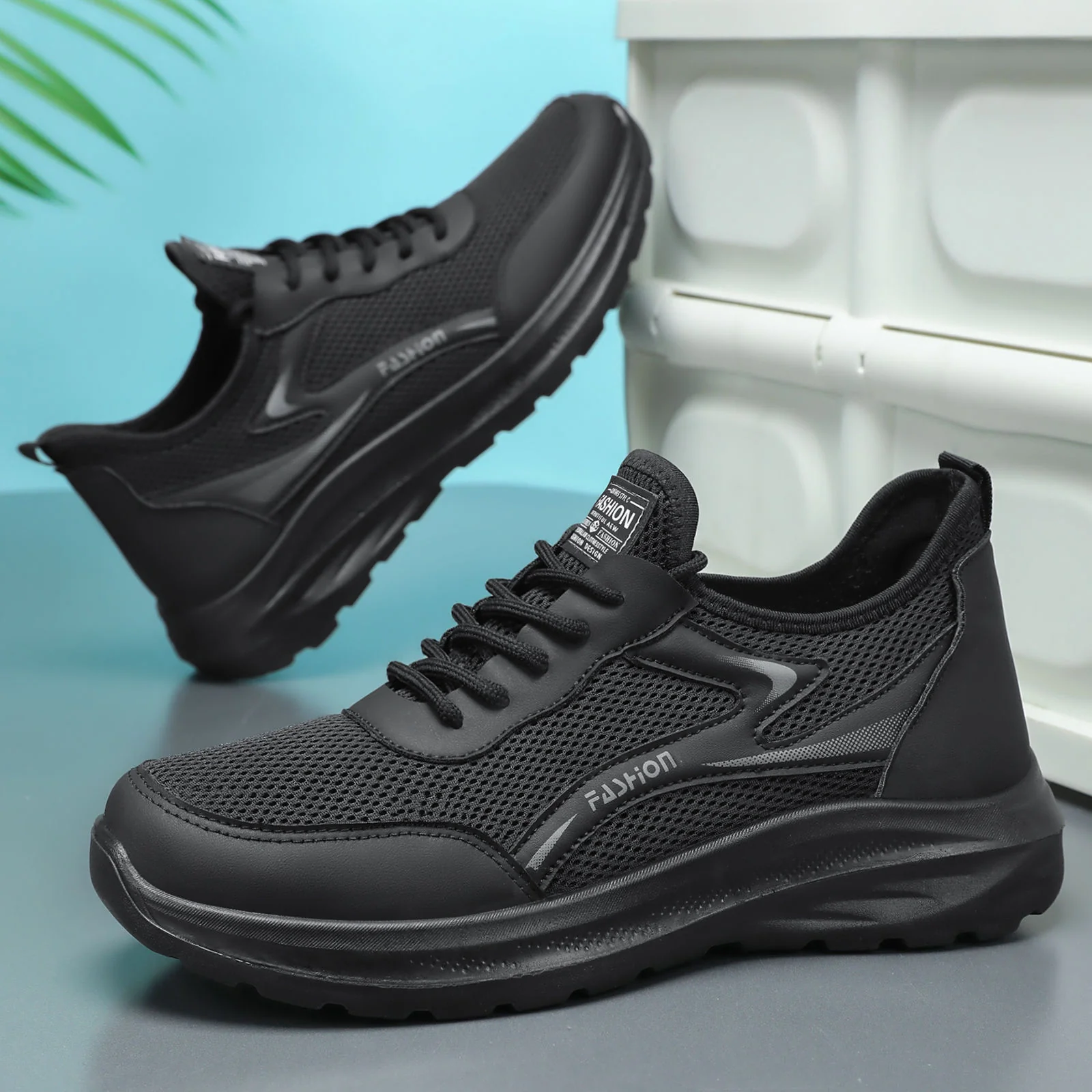 Damen Atmungsaktive und flexible Läufer-Sneaker mit dämpfender Sohle Heidi Mode - Image 3