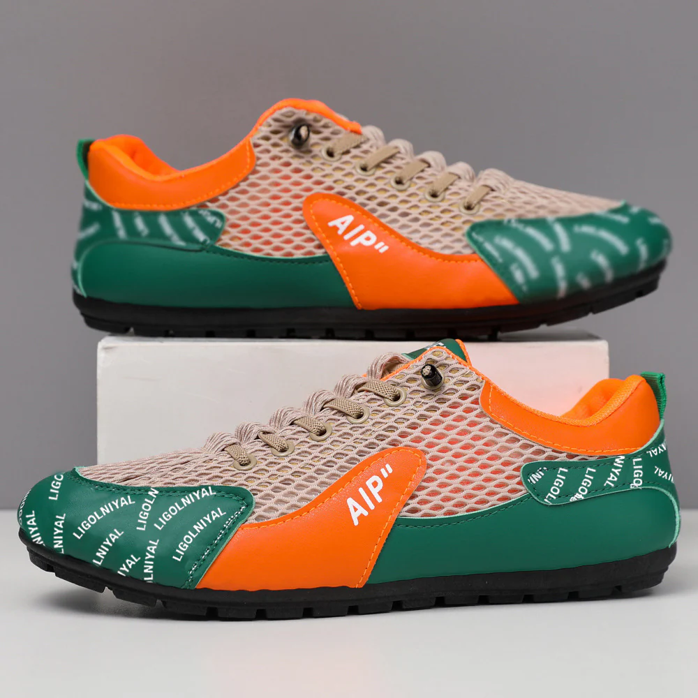 Damen Atmungsaktive und leichte Sport Sneakers mit flexibler Laufsohle Heidi Mode - Image 4