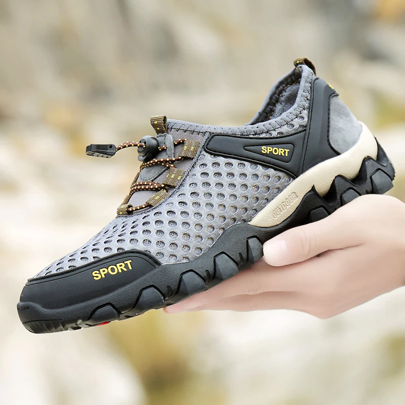 Damen Atmungsaktive und rutschfeste Sportschuhe mit elastischem Schnellschnürsystem Heidi Mode - Image 3
