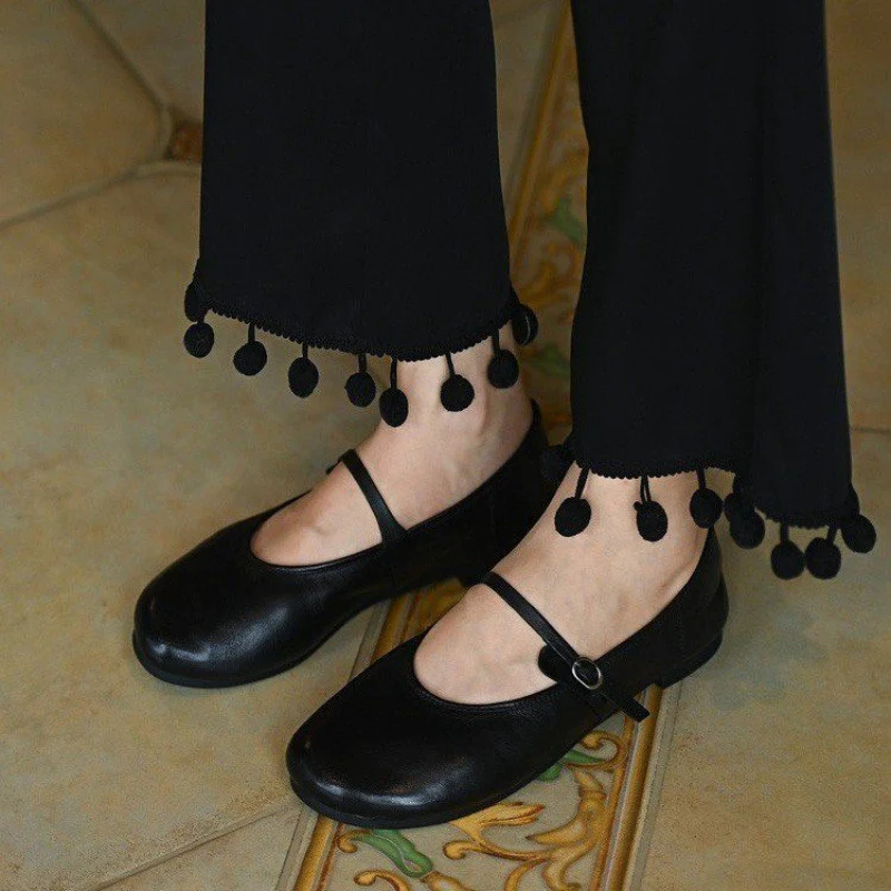 Damen Ballerina mit praktischem Riemen und gepolsterter Innensohle Heidi Mode - Image 2