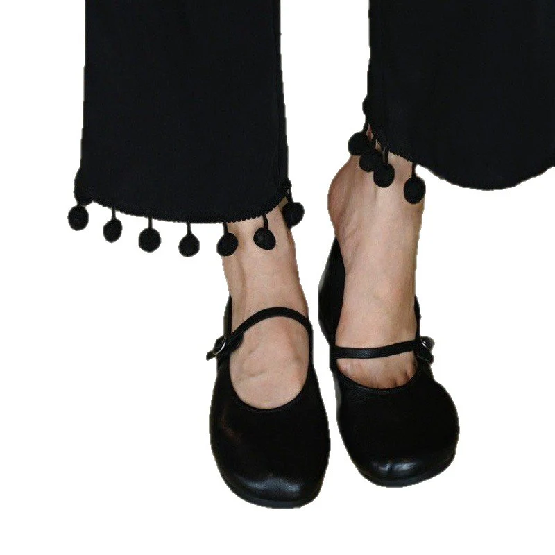 Damen Ballerina mit praktischem Riemen und gepolsterter Innensohle Heidi Mode - Image 5