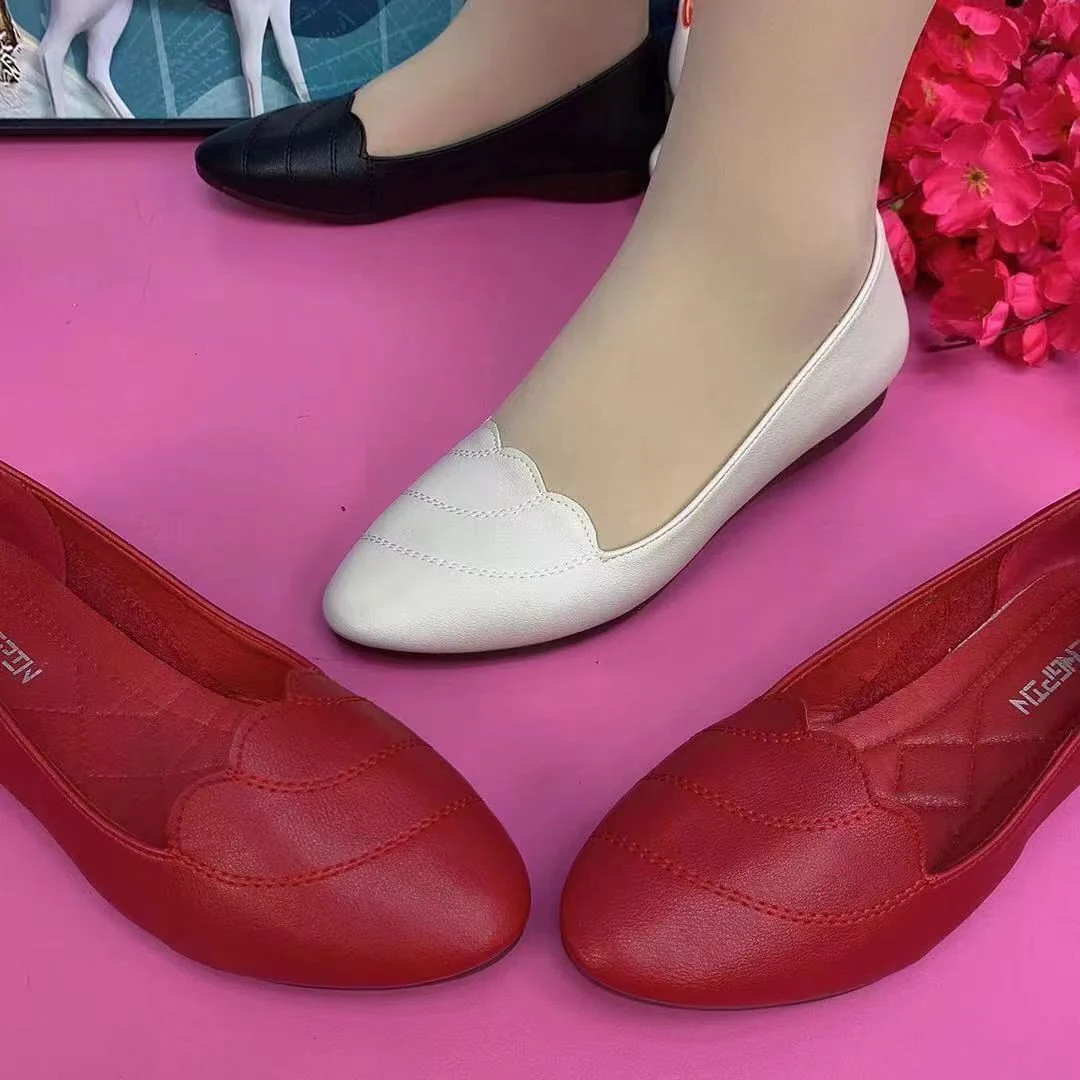 Damen Ballerina-Schuhe mit elegantem Obermaterial und komfortabler Sohle Heidi Mode - Image 4