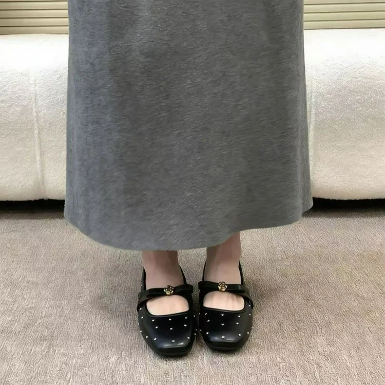 Damen Ballerina Schuhe mit elegantem Riemen und hochwertiger Lackspitze Heidi Mode - Image 4