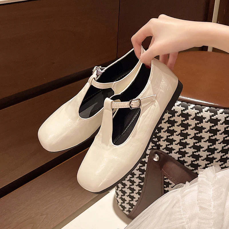 Damen Ballerina-Schuhe mit praktischem Schnallenverschluss und bequemer Innensohle Heidi Mode - Image 3