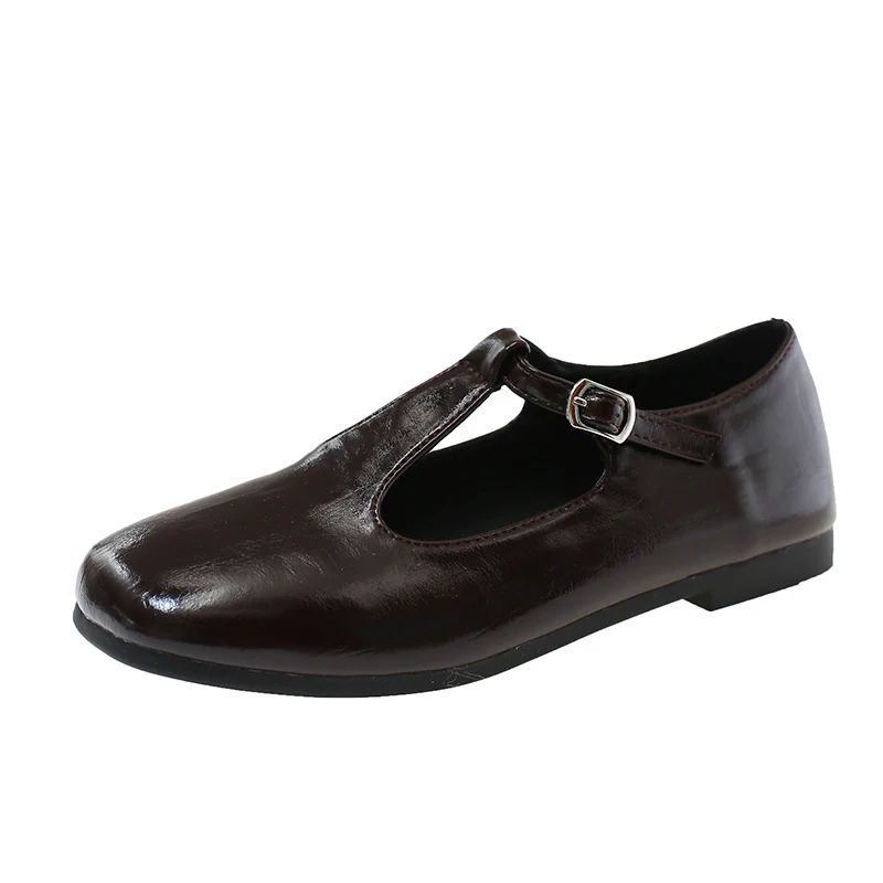 Damen Ballerina-Schuhe mit praktischem Schnallenverschluss und bequemer Innensohle Heidi Mode - Image 5