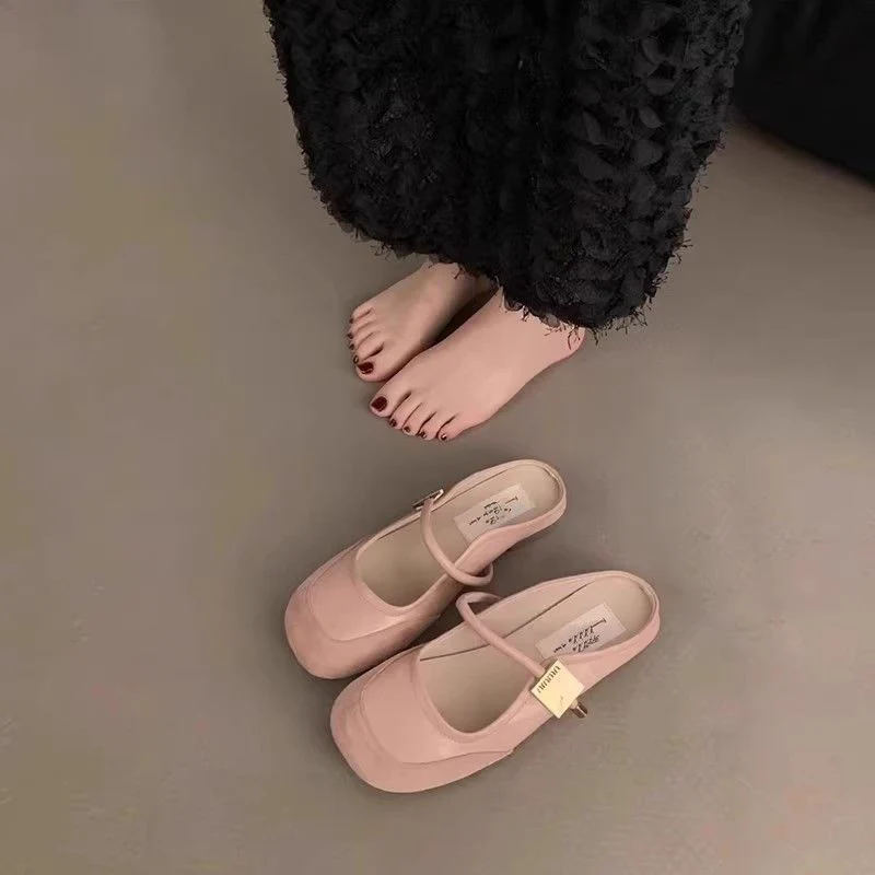 Damen Ballerina-Schuhe mit verstellbarem Riemen und stilvollem Design Heidi Mode