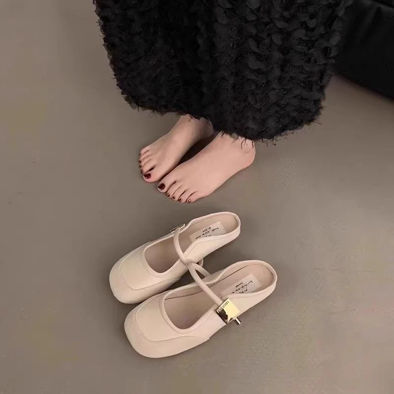 Damen Ballerina-Schuhe mit verstellbarem Riemen und stilvollem Design Heidi Mode - Image 2