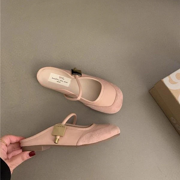 Damen Ballerina-Schuhe mit verstellbarem Riemen und stilvollem Design Heidi Mode - Image 4