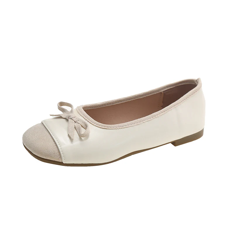 Damen Ballerina-Schuhe mit verstellbarem Schleifen-Detail Heidi Mode - Image 5