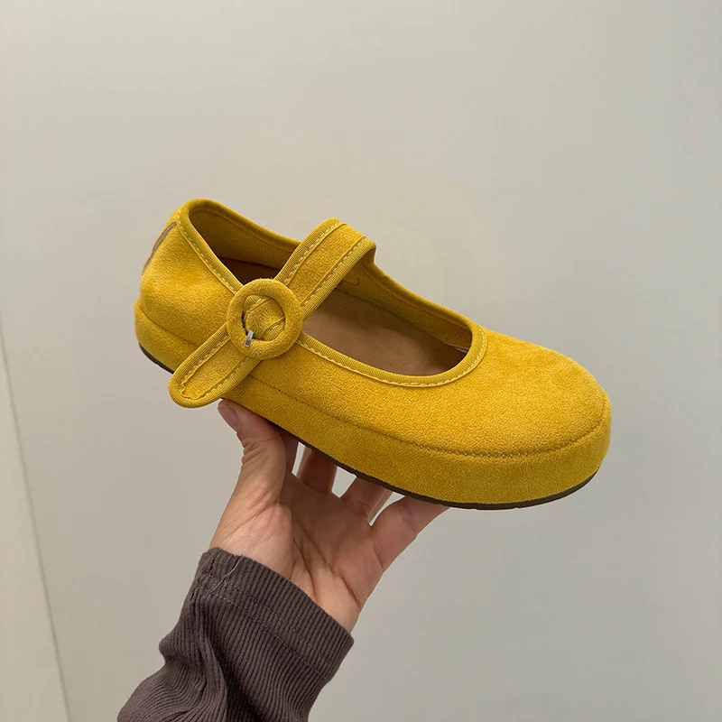 Damen Ballerinas mit bequemem Riemen und weichem Obermaterial Heidi Mode - Image 6