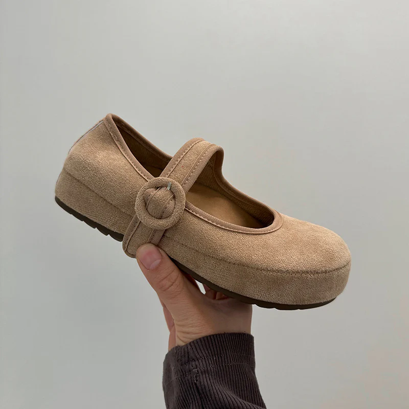 Damen Ballerinas mit bequemem Riemen und weichem Obermaterial Heidi Mode - Image 7