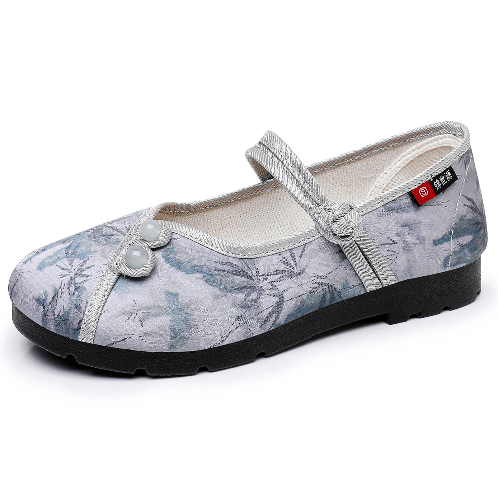 Damen ballerinas mit dekorativem Knopf-Design und komfortabler Sohle Heidi Mode - Image 7