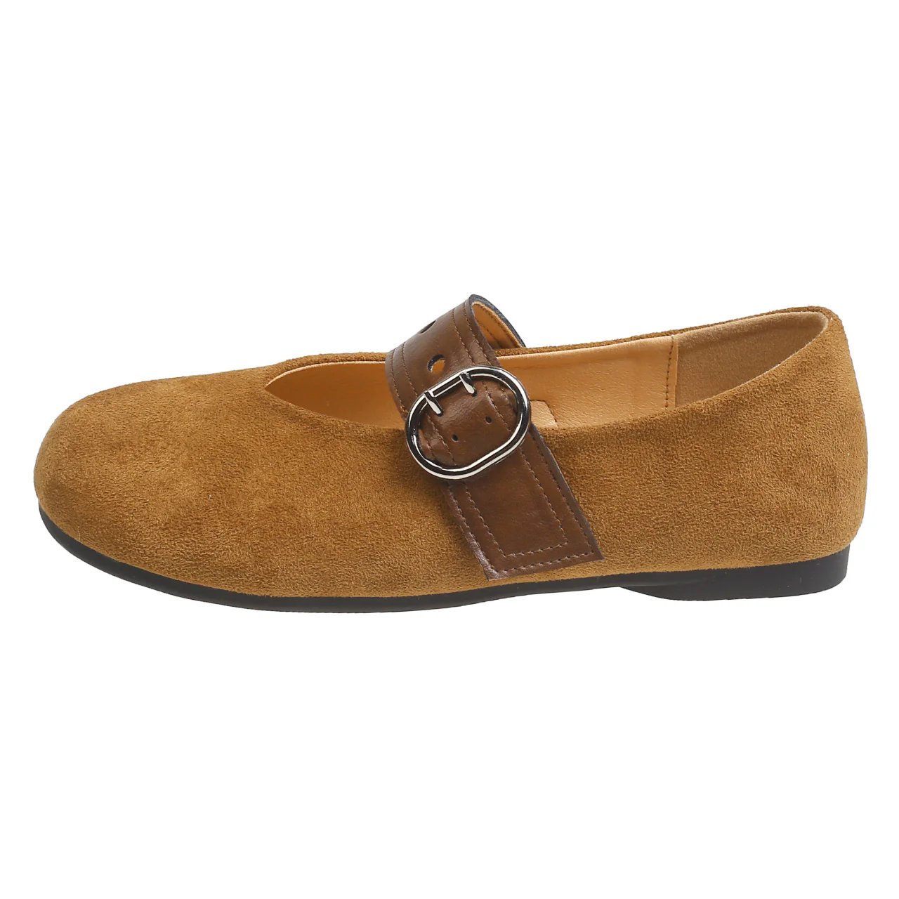 Damen Ballerinas mit dekorativem Riemen und komfortablem Fußbett Heidi Mode - Image 5