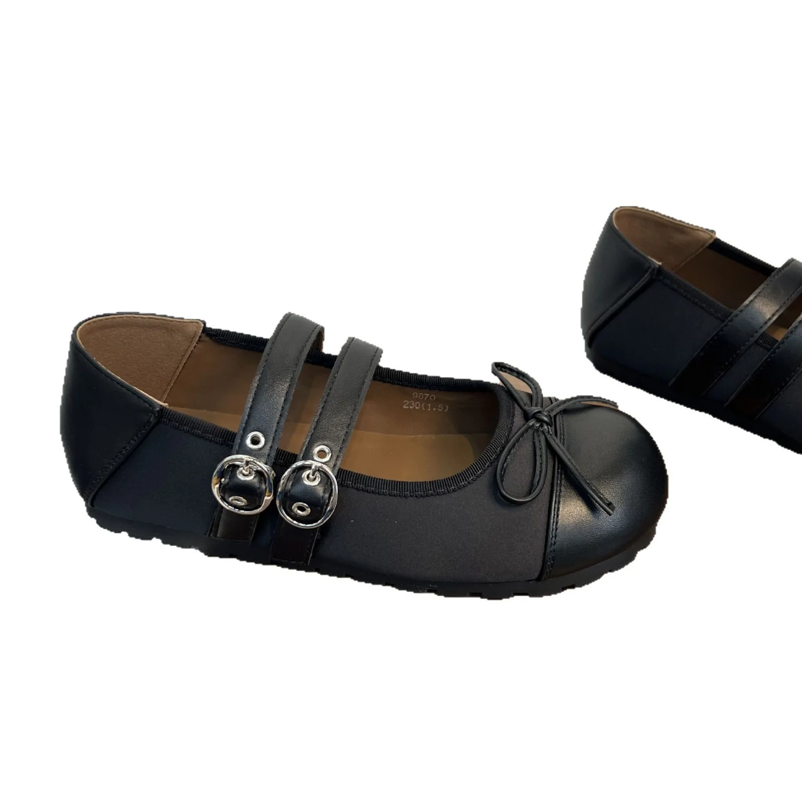 Damen Ballerinas mit dekorativem Riemen und komfortablem Fußbett Heidi Mode - Image 5