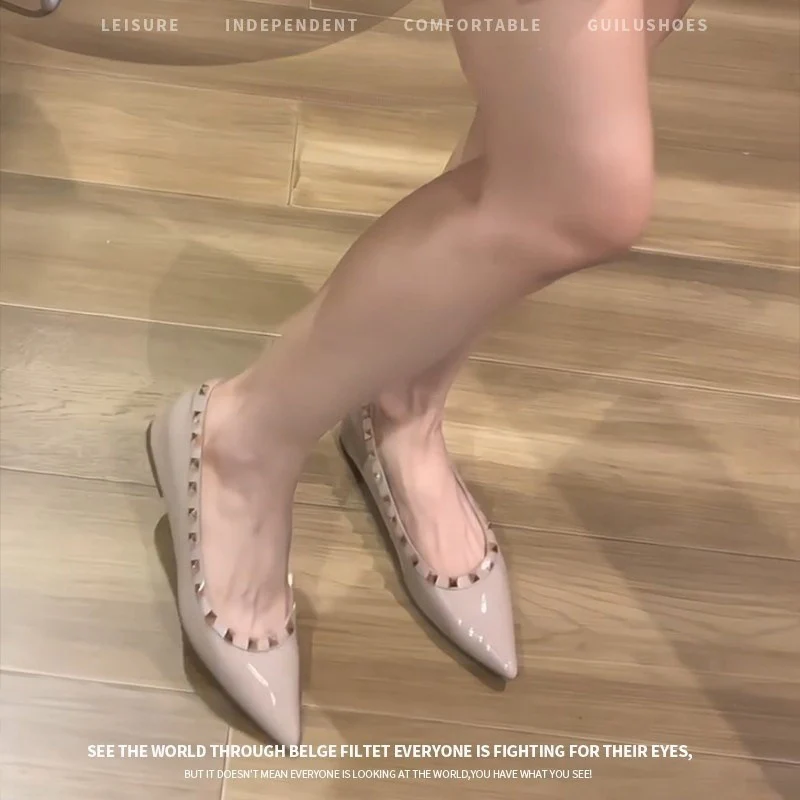 Damen Ballerinas mit dekorativem Riemen und komfortabler Innensohle Heidi Mode - Image 2