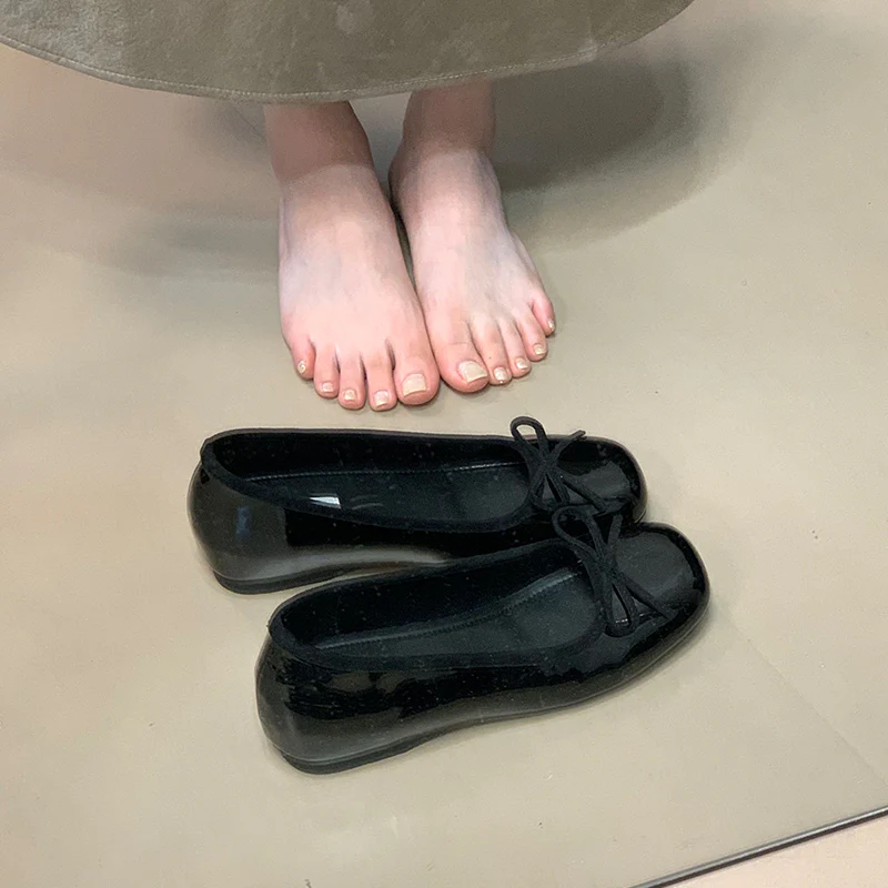 Damen Ballerinas mit dekorativer Schleifenverzierung und bequemer Sohle Heidi Mode - Image 6
