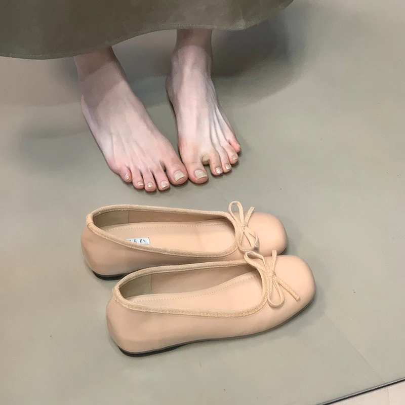 Damen Ballerinas mit dekorativer Schleifenverzierung und bequemer Sohle Heidi Mode - Image 8