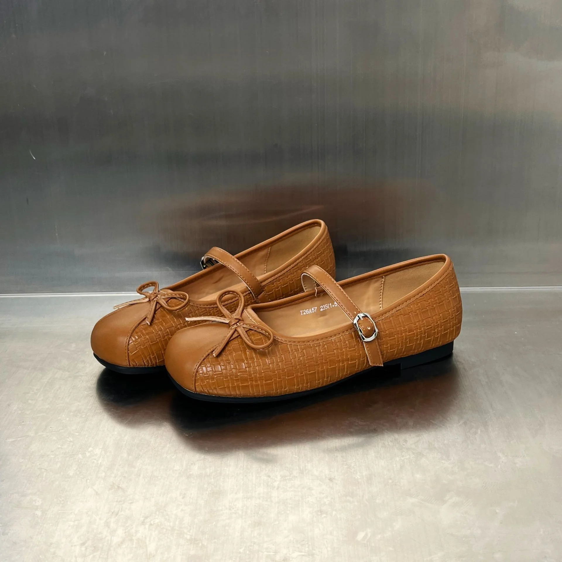 Damen Ballerinas mit dekorativer Schleifenverzierung und komfortablem Riemchenverschluss Heidi Mode - Image 3