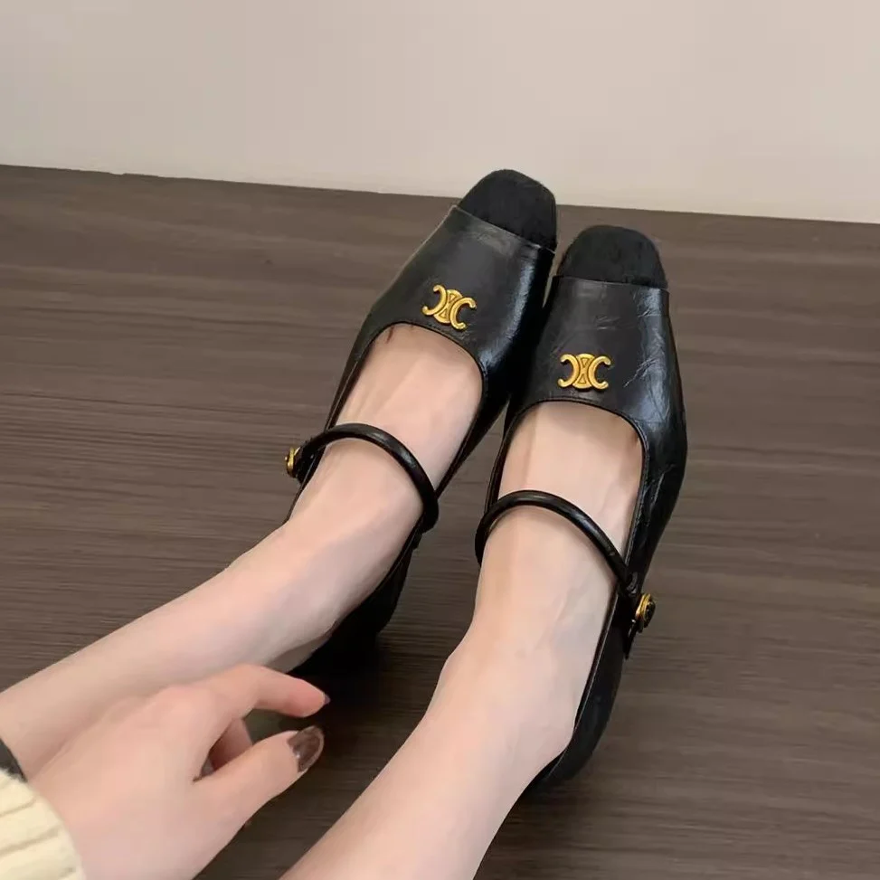 Damen Ballerinas mit dekorativer Schnallen-Applikation und elegantem Schnitt Heidi Mode - Image 3