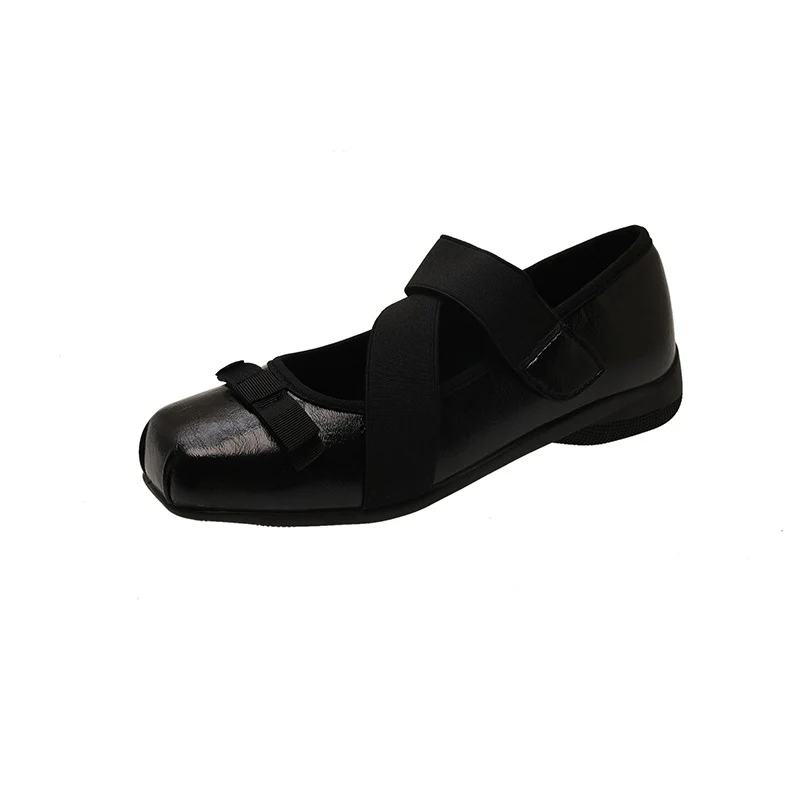 Damen Ballerinas mit elastischen Riemen und dekorativer Schleifen-Applikation Heidi Mode - Image 5