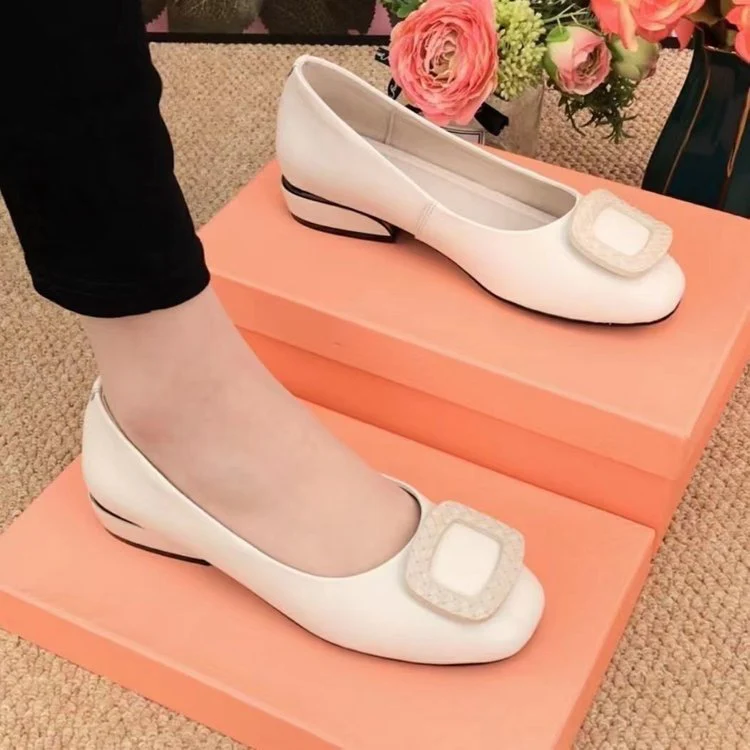 Damen Ballerinas mit elegantem, geflochtenem Detail und bequemer Sohle Heidi Mode - Image 8