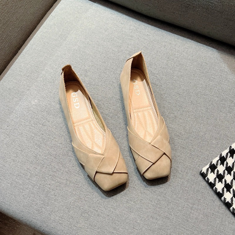 Damen Ballerinas mit elegantem Kreuzband-Design Heidi Mode - Image 3