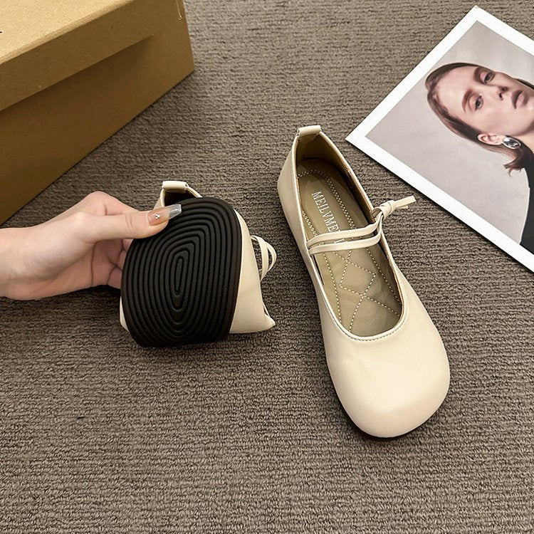 Damen Ballerinas mit Elegantem Riemchen und Flexiblem Innenfutter Heidi-Mode - Image 2