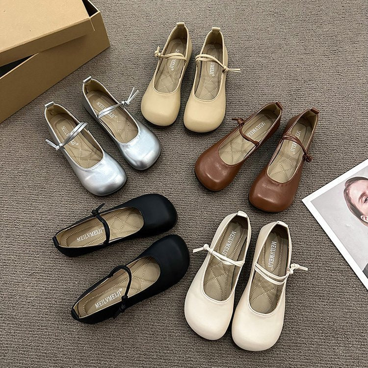 Damen Ballerinas mit Elegantem Riemchen und Flexiblem Innenfutter Heidi-Mode - Image 4