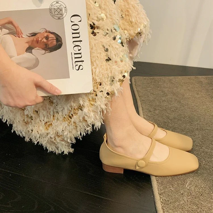 Damen Ballerinas mit elegantem Riemchen und hochwertiger Oberflächenstruktur Heidi Mode - Image 2