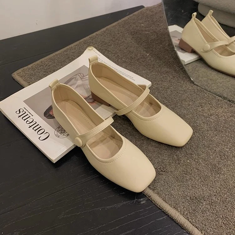 Damen Ballerinas mit elegantem Riemchen und hochwertiger Oberflächenstruktur Heidi Mode - Image 7