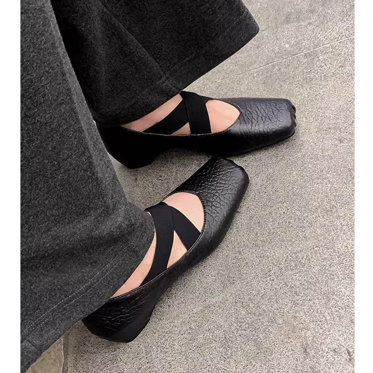 Damen Ballerinas mit elegantem Riemchen und komfortablem Fußbett Heidi Mode - Image 3