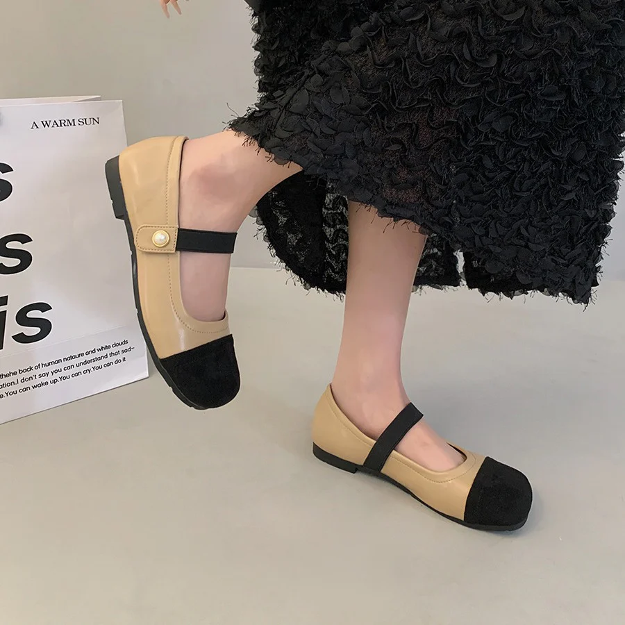 Damen Ballerinas mit elegantem Riemchen und modischer Perlenverzierung Heidi Mode - Image 2