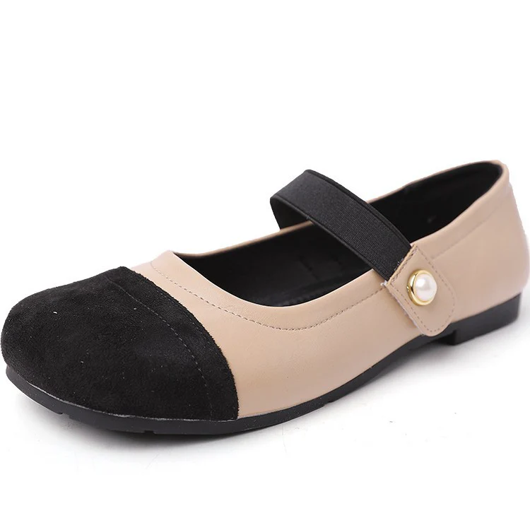 Damen Ballerinas mit elegantem Riemchen und modischer Perlenverzierung Heidi Mode - Image 5