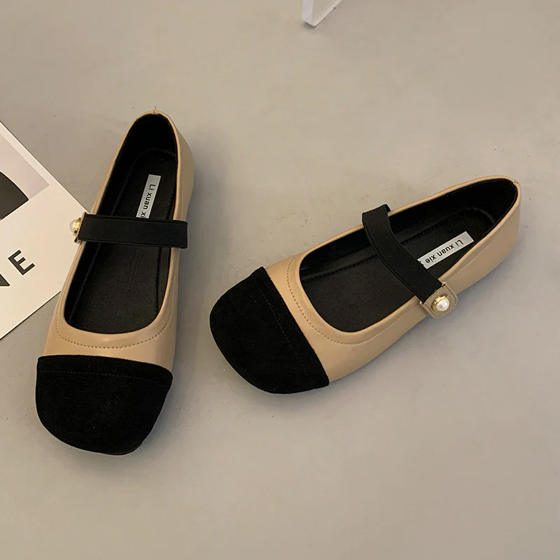 Damen Ballerinas mit elegantem Riemchen und modischer Perlenverzierung Heidi Mode - Image 8