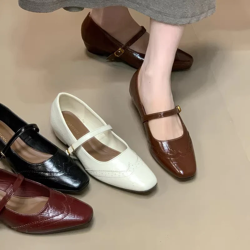 Damen Ballerinas mit elegantem Riemchen und verspieltem Schnitt Heidi Mode - Image 2