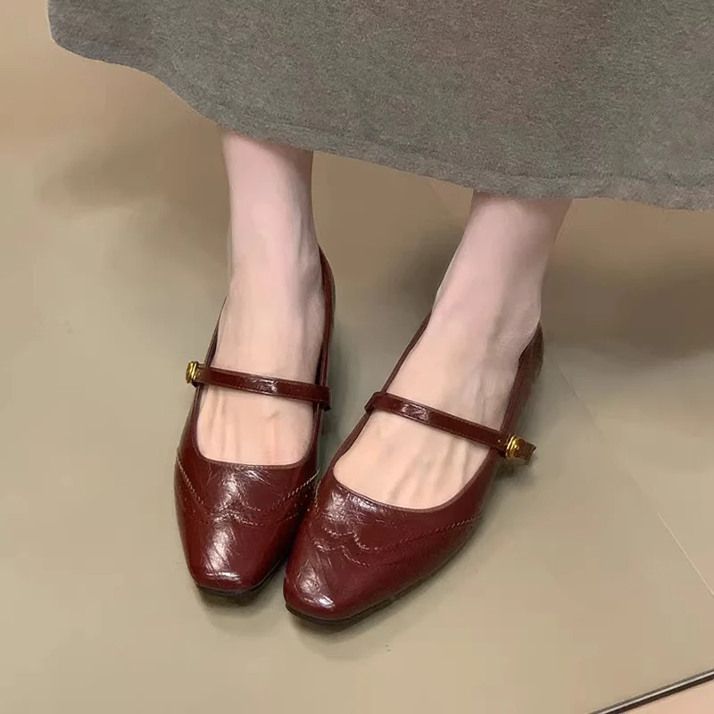 Damen Ballerinas mit elegantem Riemchen und verspieltem Schnitt Heidi Mode - Image 3