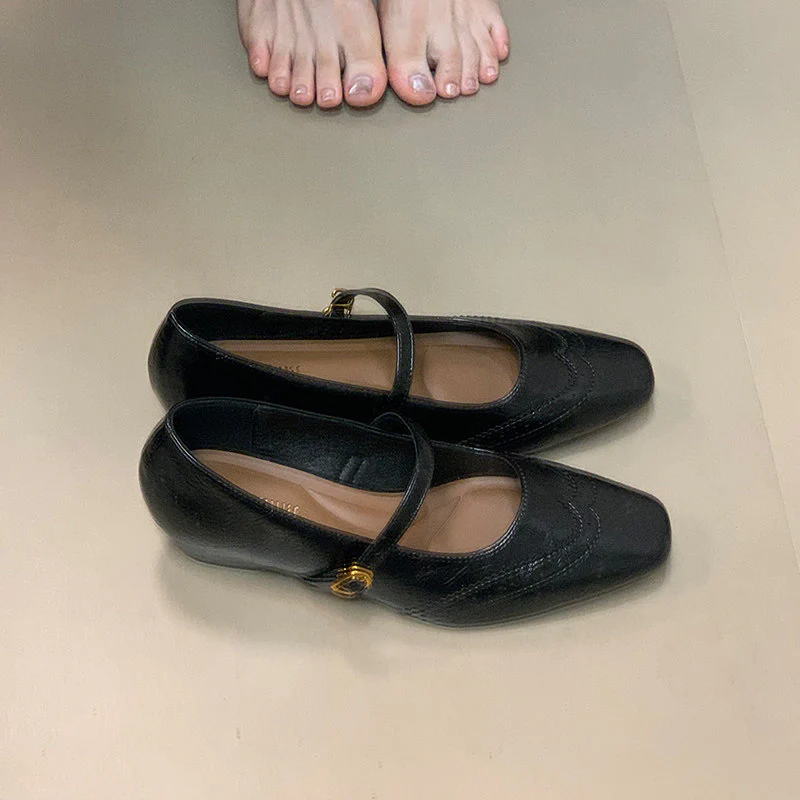 Damen Ballerinas mit elegantem Riemchen und verspieltem Schnitt Heidi Mode - Image 6