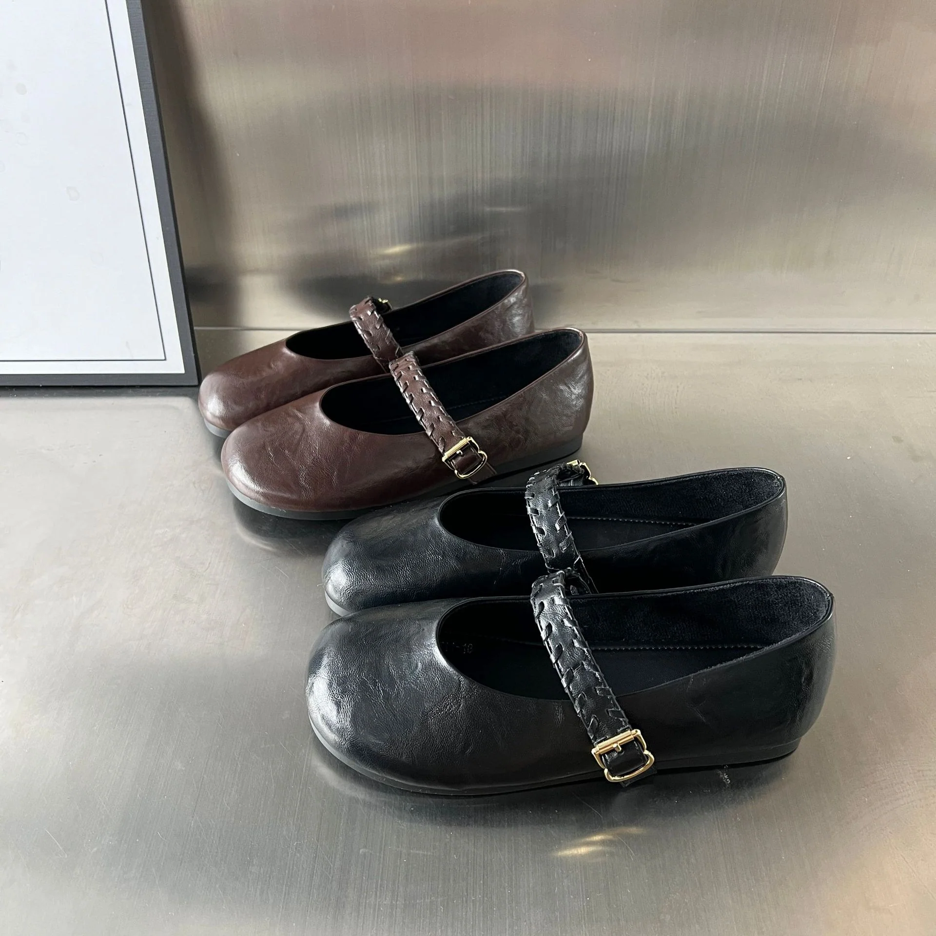 Damen Ballerinas mit elegantem Riemen und komfortabler Innensohle Heidi Mode - Image 3