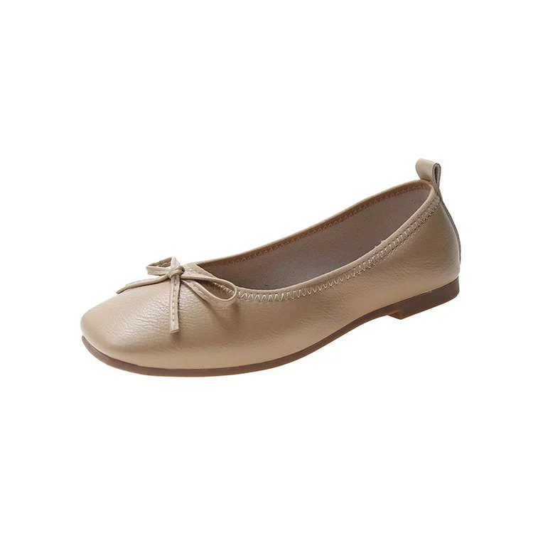 Damen Ballerinas mit Elegantem Schleifen-Detail und Hochwertigem Leder Heidi-Mode - Image 7