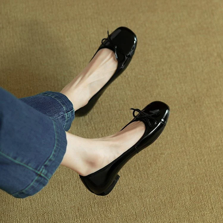 Damen Ballerinas mit elegantem Schleifen-Detail und widerstandsfähiger Sohle Heidi Mode - Image 4
