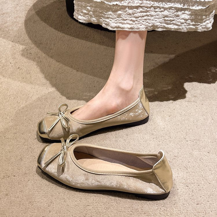 Damen Ballerinas mit Eleganten Schleifenakzenten und Komfortabler Sohle Heidi-Mode - Image 3