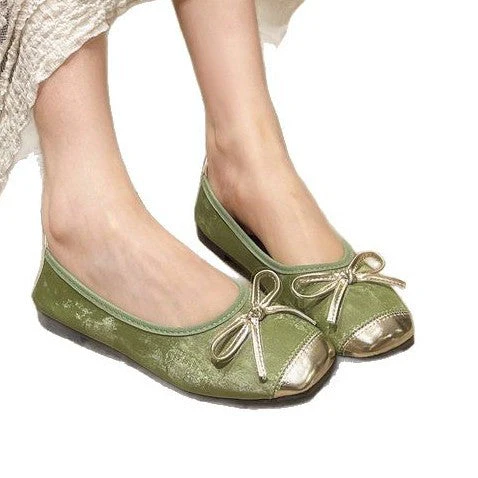 Damen Ballerinas mit Eleganten Schleifenakzenten und Komfortabler Sohle Heidi-Mode - Image 5